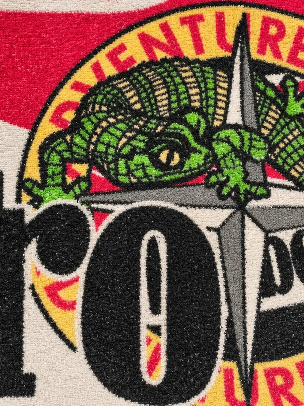 Vintage Marlboro Adventure Team Beach Towel 1990s Promo Lizard Logo Retro Ad